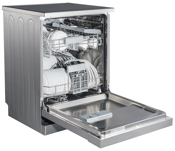 Lavavajillas abierto