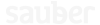 Logo Sauber en blanco
